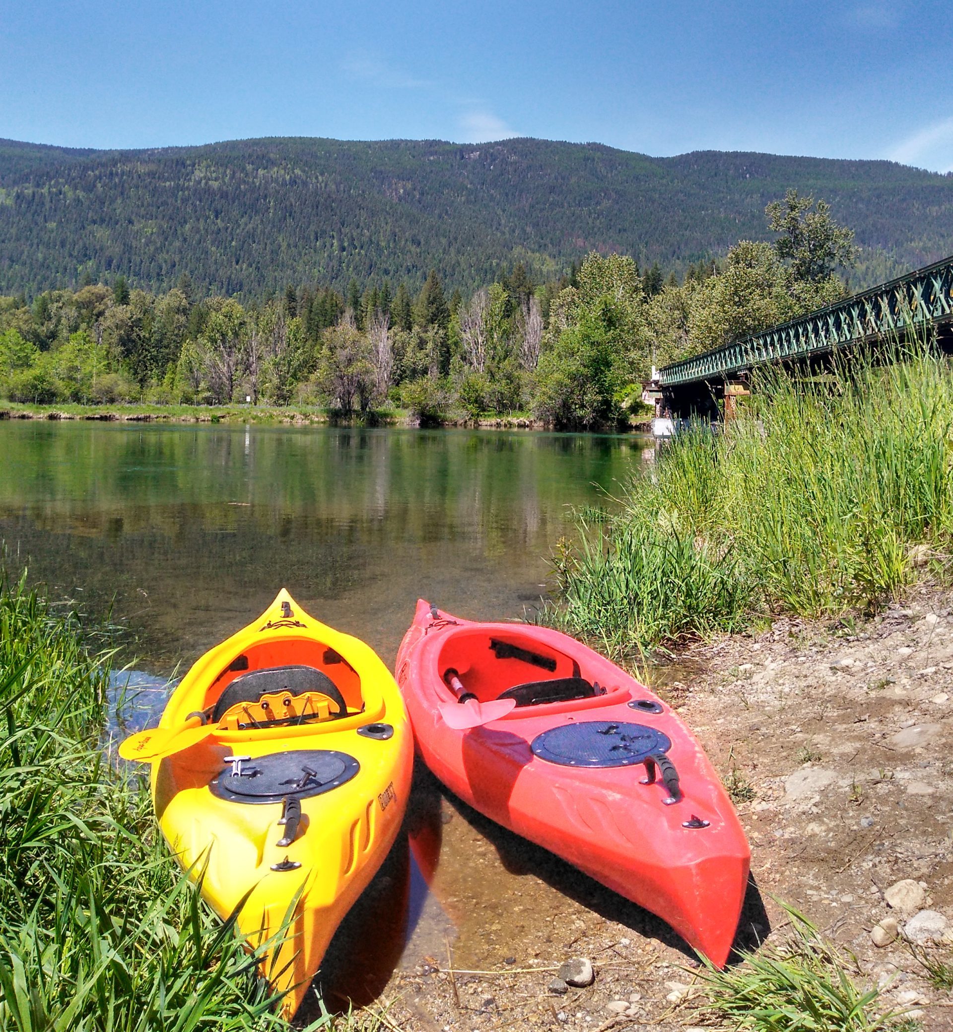 paddling on the slocan river.